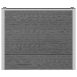 Jardinière surélevée Gris 100 x 30 x 82 cm WPC et Aluminium 614341614341