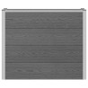 Jardinière surélevée Gris 100 x 30 x 82 cm WPC et Aluminium 614341614341
