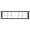Jardinière surélevée Gris 100 x 30 x 82 cm WPC et Aluminium 614341614341