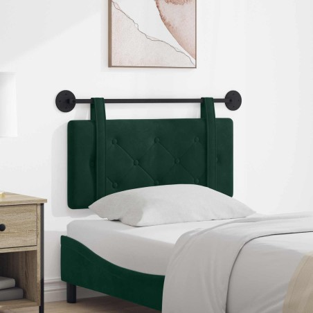Tête de lit suspendue Vert foncé Velours 614343614343
