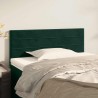 Tête de lit Vert foncé 80x5x78/88 cm Velours 614344614344