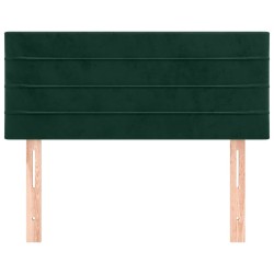 Tête de lit Vert foncé 80x5x78/88 cm Velours 614344614344