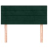 Tête de lit Vert foncé 80x5x78/88 cm Velours 614344614344