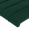 Tête de lit Vert foncé 80x5x78/88 cm Velours 614344614344
