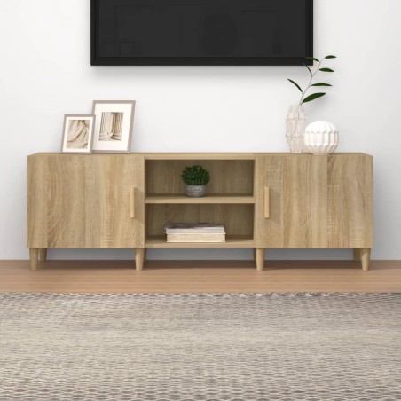 Meuble TV Chêne sonoma 150x30x50 cm Bois d'ingénierie 614347614347