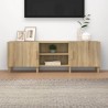 Meuble TV Chêne sonoma 150x30x50 cm Bois d'ingénierie 614347614347