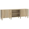Meuble TV Chêne sonoma 150x30x50 cm Bois d'ingénierie 614347614347