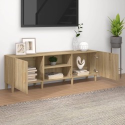 Meuble TV Chêne sonoma 150x30x50 cm Bois d'ingénierie 614347614347