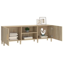 Meuble TV Chêne sonoma 150x30x50 cm Bois d'ingénierie 614347614347
