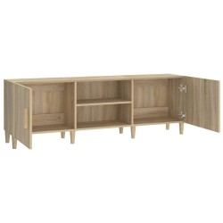 Meuble TV Chêne sonoma 150x30x50 cm Bois d'ingénierie 614347614347