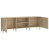 Meuble TV Chêne sonoma 150x30x50 cm Bois d'ingénierie 614347614347