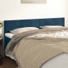 Têtes de lit Bleu foncé 160 x 5 x 78/88 cm Velours 614349614349