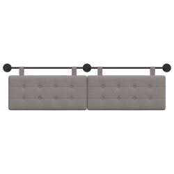 Tête de lit suspendue Taupe Tissu 614350614350