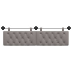 Tête de lit suspendue Taupe Tissu 614351614351