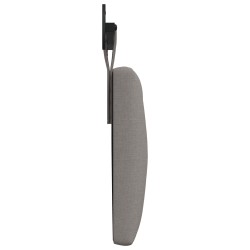 Tête de lit suspendue Taupe Tissu 614351614351