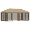 Housse de tonnelle avec murs latéraux Beige 600,5 x 300,5 cm 614352614352