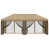 Housse de tonnelle avec murs latéraux Beige 600,5 x 300,5 cm 614352614352
