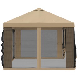 Housse de tonnelle avec murs latéraux Beige 600,5 x 300,5 cm 614352614352