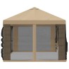 Housse de tonnelle avec murs latéraux Beige 600,5 x 300,5 cm 614352614352
