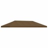 Housse de canopée de gazebo 6 x 3 m Taupe Polyester 190 614353614353