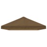 Housse de canopée de gazebo 6 x 3 m Taupe Polyester 190 614353614353