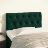 Tête de lit Vert foncé 80x7x78/88 cm Velours 614355614355