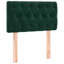 Tête de lit Vert foncé 80x7x78/88 cm Velours 614355614355
