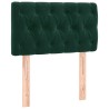 Tête de lit Vert foncé 80x7x78/88 cm Velours 614355614355