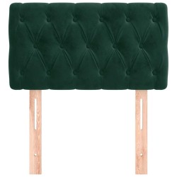 Tête de lit Vert foncé 80x7x78/88 cm Velours 614355614355