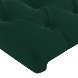 Tête de lit Vert foncé 80x7x78/88 cm Velours 614355614355