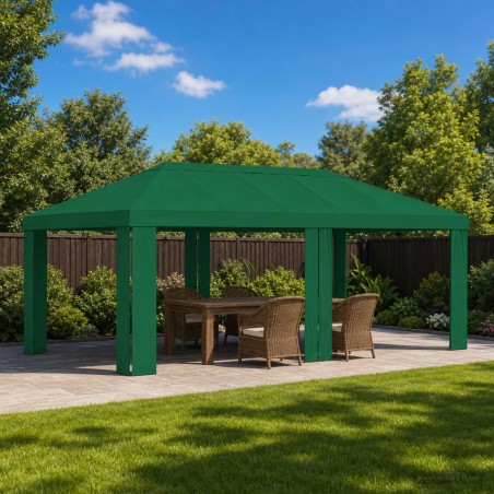 Housse de Gazebo 6 x 3 m Vert Polyester 190 gsm 614356614356