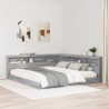Tête de lit de rangement Gris Sonoma 180 cm Bois d'ingénierie 614359614359