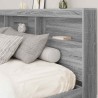 Tête de lit de rangement Gris Sonoma 180 cm Bois d'ingénierie 614359614359