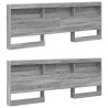 Tête de lit de rangement Gris Sonoma 180 cm Bois d'ingénierie 614359614359