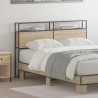Tête de lit de rangement Chêne sonoma Bois d'ingénierie 614360614360