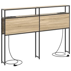 Tête de lit de rangement Chêne sonoma Bois d'ingénierie 614360614360