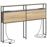 Tête de lit de rangement Chêne sonoma Bois d'ingénierie 614360614360