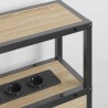 Tête de lit de rangement Chêne sonoma Bois d'ingénierie 614360614360