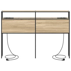 Tête de lit de rangement Chêne sonoma Bois d'ingénierie 614360614360