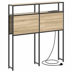 Tête de lit de rangement Chêne sonoma Bois d'ingénierie 614361614361