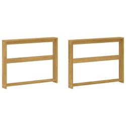 Module d'accoudoirs 2 pcs Blanc 78,5 x 10 x 61 cm 614362614362