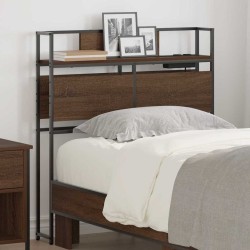 Tête de lit de rangement Chêne marron Bois d'ingénierie 614364614364