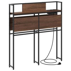Tête de lit de rangement Chêne marron Bois d'ingénierie 614364614364