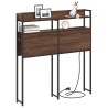 Tête de lit de rangement Chêne marron Bois d'ingénierie 614365614365