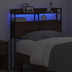 Tête de lit de rangement Chêne marron Bois d'ingénierie 614365614365