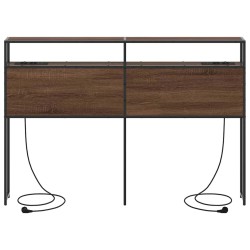 Tête de lit de rangement Chêne marron Bois d'ingénierie 614366614366