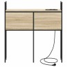 Headboard de Rangement avec Station de Charge Chêne sonoma 614371614371