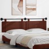 Tête de lit suspendue Brun Brillant PU antique 614376614376