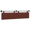 Tête de lit suspendue Brun Brillant PU antique 614376614376