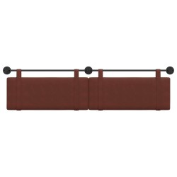 Tête de lit suspendue Brun Brillant PU antique 614376614376